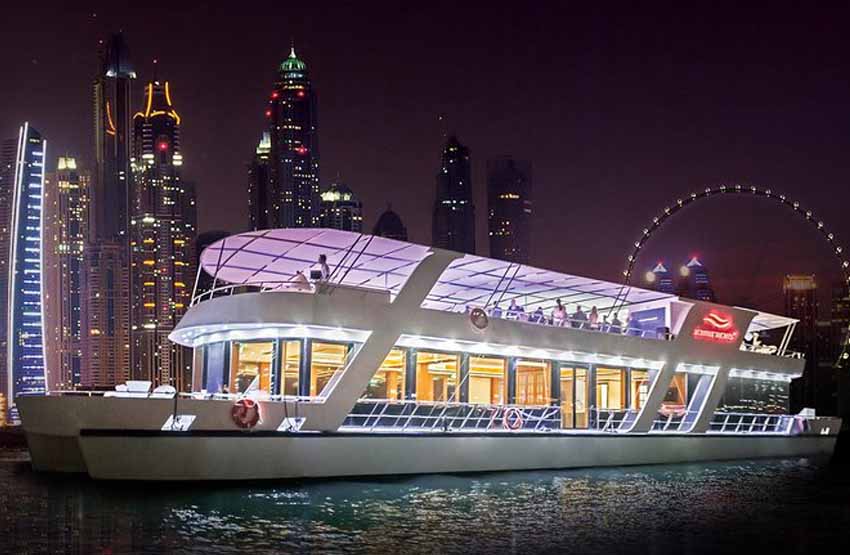 Marina Cruise Dinner in Dubai